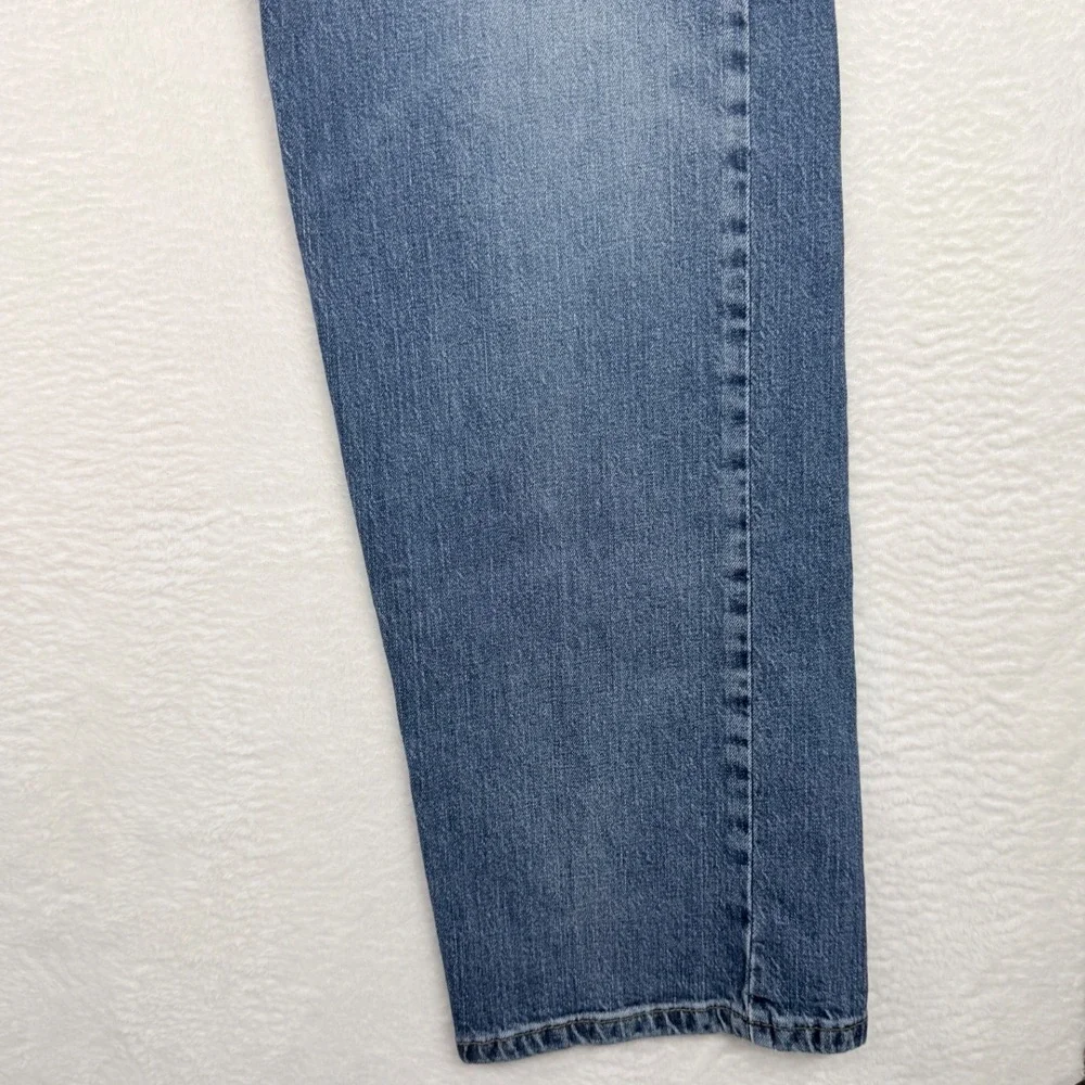 Levis 505 Regular Fit Jeans Mens 38x34 Medium Wash Blue Straight‎ Leg
